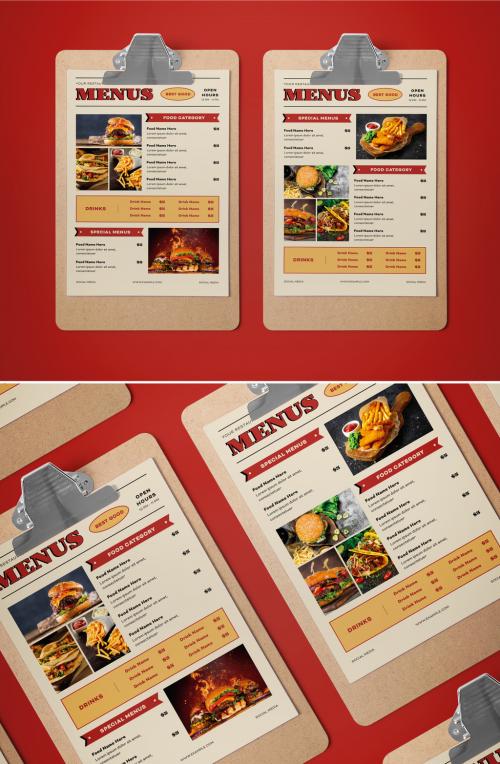 Food Menu Layout - 437467670