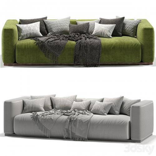 Lario Flexform double sofa-green