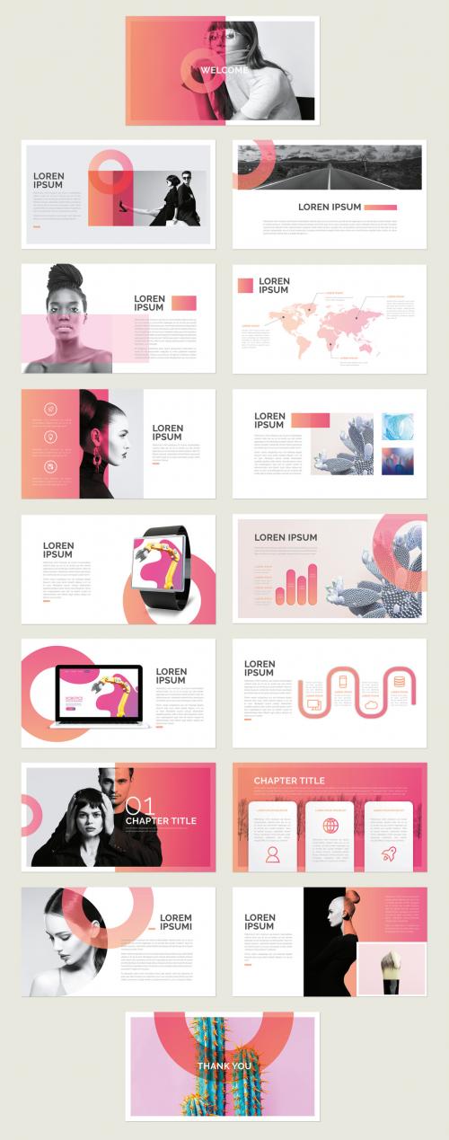 Gradient Circle Presentation - 438504579