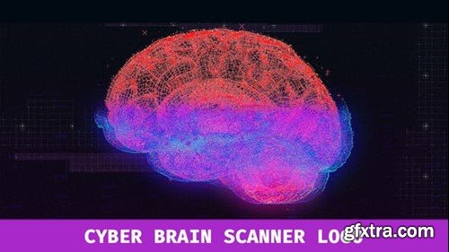 Videohive Cyber Brain Scanner Logo 50829786