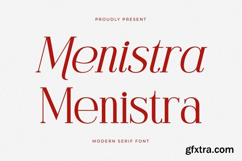 Menistra Modern Serif Font 2R9RR49