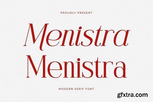 Menistra Modern Serif Font 2R9RR49