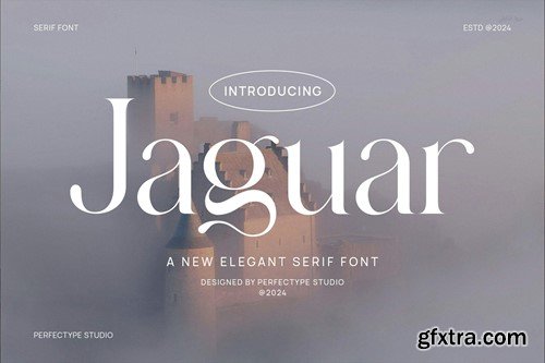 Jaguar Elegant Serif Font Typeface B8XHLHV