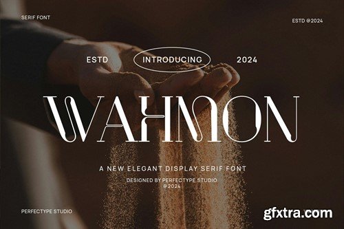 Wahmon Elegant Serif Font Typeface KYB8HP9