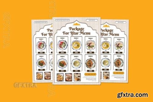 Package Iftar Menu Flyer BYJMD32