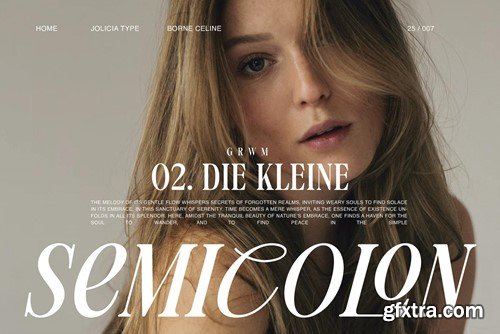 Borne Celine | Modern Display Font MTTXCJF