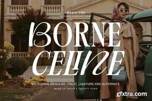 Borne Celine | Modern Display Font MTTXCJF