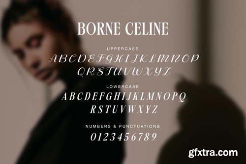 Borne Celine | Modern Display Font MTTXCJF