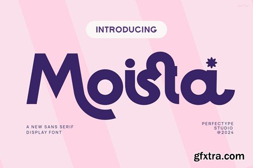 Moista Modern Futuristic Sans Serif Font EGTY372