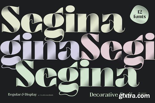 Segina - Psychedelic Serif Family SV9G5BB