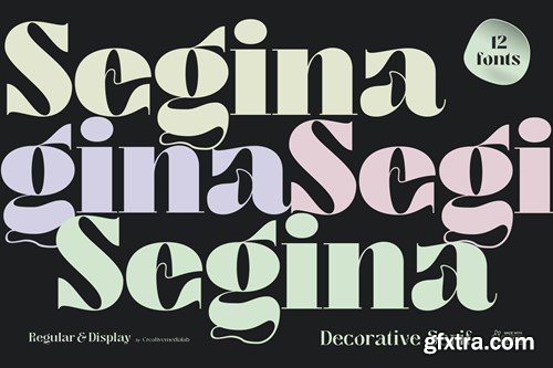 Segina - Psychedelic Serif Family SV9G5BB