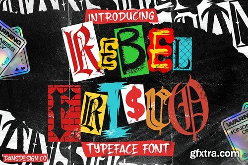 REBEL FRISCO Graffiti Urban Y2k Font NMFKG59