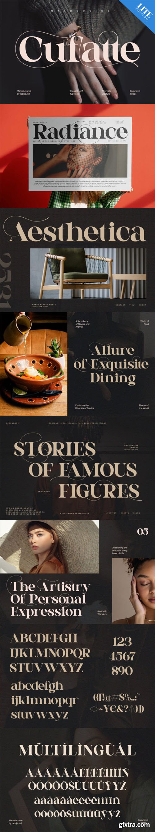 Cufatte - Elegant Serif Typeface