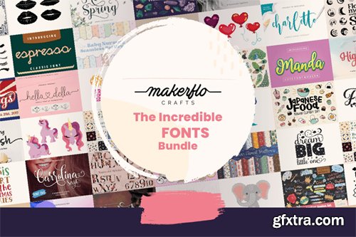 The Incredible Fonts Bundle - 15 Premium Fonts