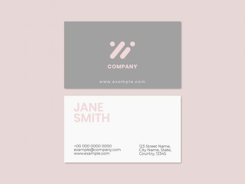 Minimal Business Card Layout - 438522067