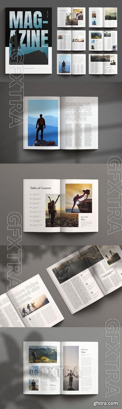 Travel Magazine Template CSWDZKL