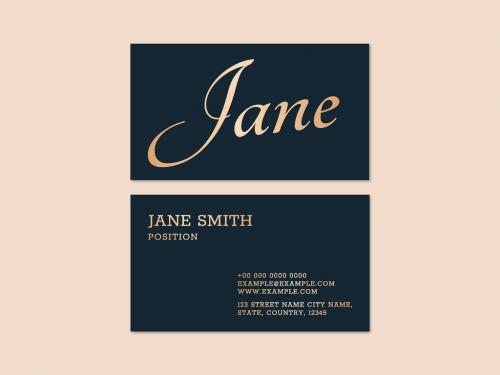 Luxury Business Card Layout - 438522080