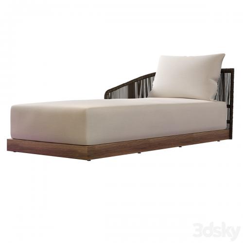 Havana arm chaise RH