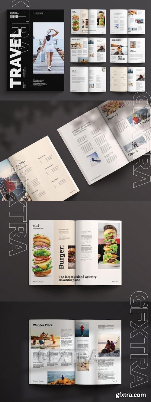 Travel Magazine Template 7X9RJWL