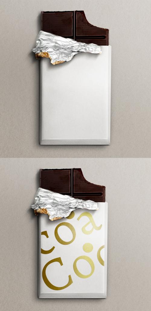 Chocolate Bar Packaging Mockup - 438536764