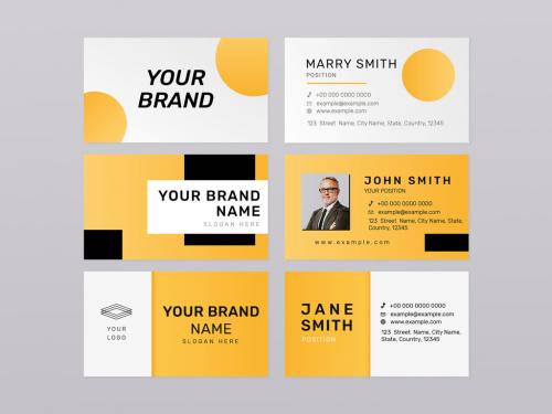 Vibrant Business Card Template Collection - 438536776