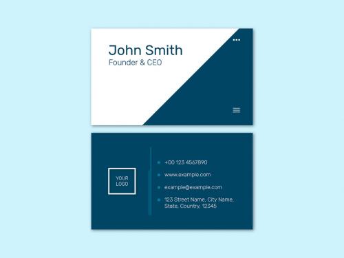 Editable Modern Name Card Template - 438536778