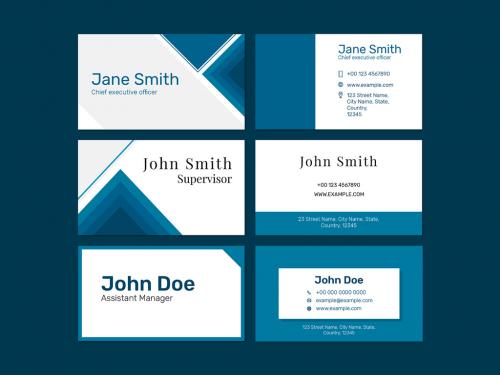 Business Card Layout Collection - 438536961