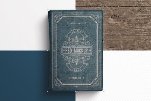 Old Book Cover Mockup