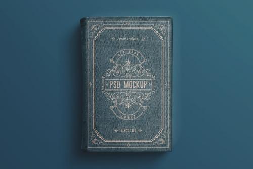 Old Book Cover Mockup