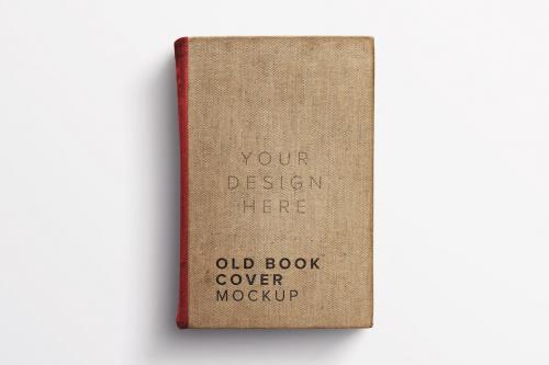 Old Book Cover Mockup