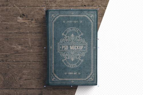 Old Book Cover Mockup