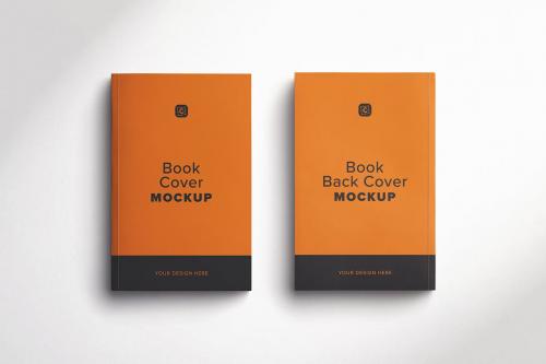 Books Mockup Front and Back Paperback