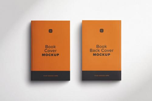 Books Mockup Front and Back Paperback