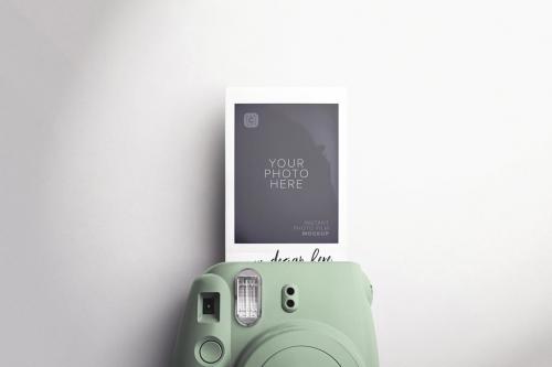 Instant Film Camera Mockup