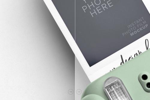 Instant Film Camera Mockup