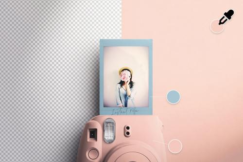 Instant Film Camera Mockup