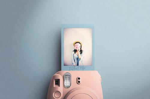 Instant Film Camera Mockup