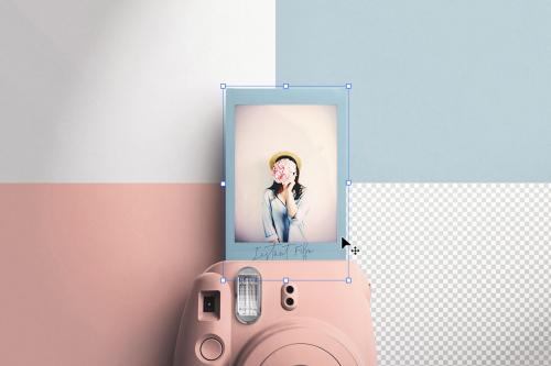 Instant Film Camera Mockup