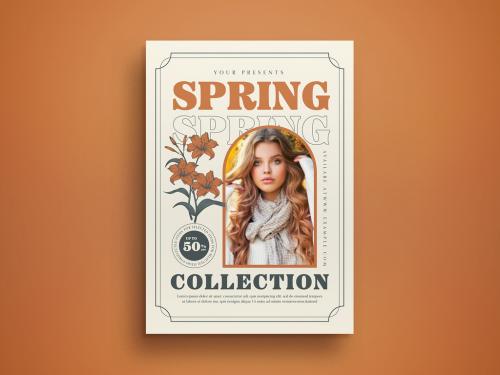 Spring Collection Flyer Layout - 438720188