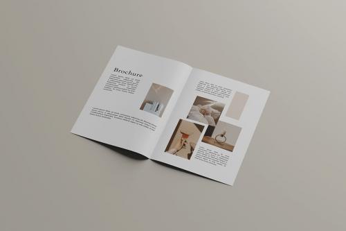 A4 Bifold Brochure Mockup