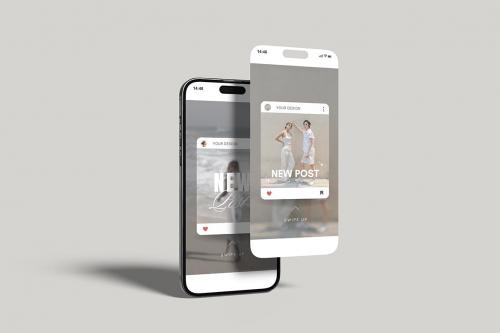 Phone 14 Pro Screen Mockup