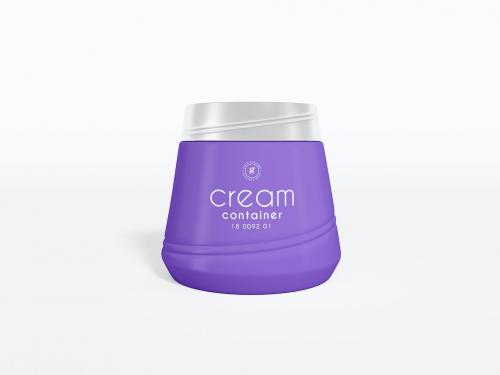 Glossy Cosmetic Cream Container Branding Mockups