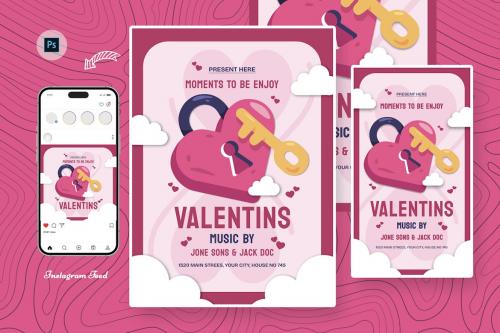 Millions Valentines Day Flyer Template