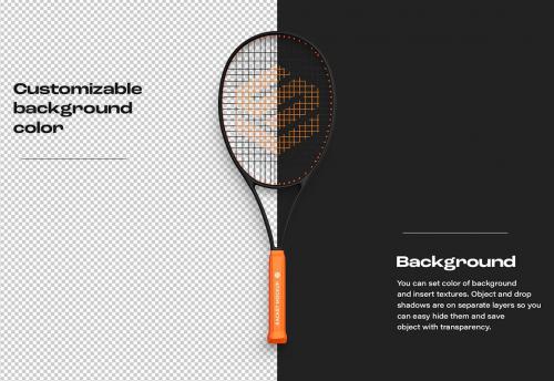 Tennis Racket Mockup Set