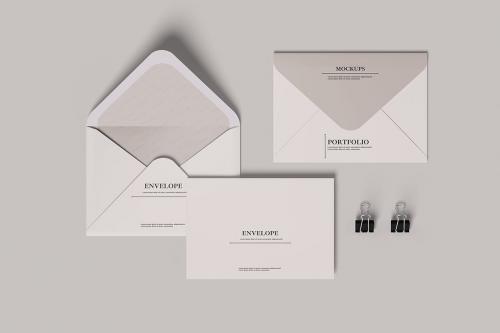 greeting card envelope mockup