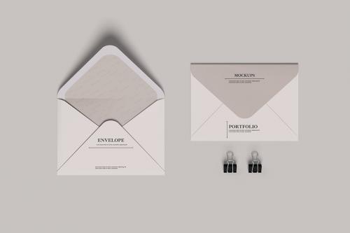 greeting card envelope mockup