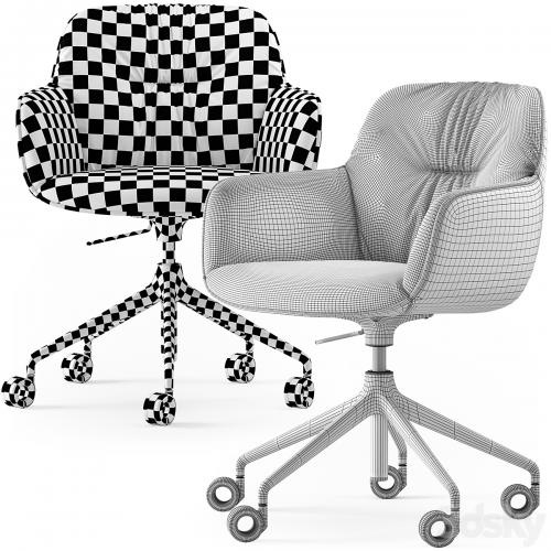 Calligaris Cocoon soft office chair