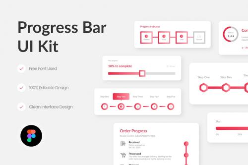 Progress Bar UI Kit Figma