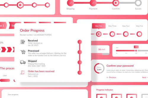 Progress Bar UI Kit Figma