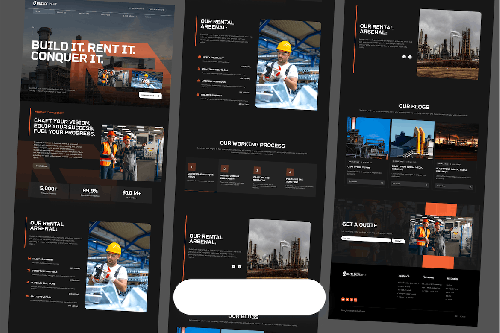 BuildCraft - Industrial Company Landing Page